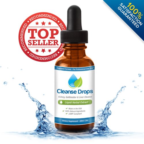 Cleanse Drops | America's #1 Kidney Stones and Gallstones Dissolving System | Herbal Remedy Crushes Gallstones... image